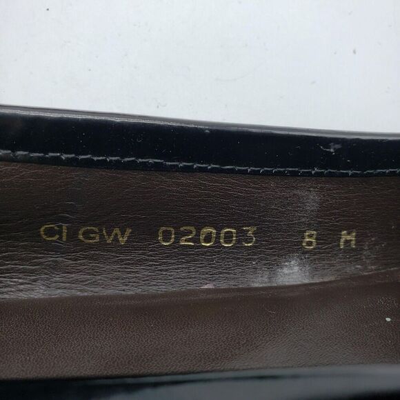 Stuart Weitzman Shoes Womens Size 8 Black Leopard Tassel Loafers Made in Spain - Picture 10 of 12